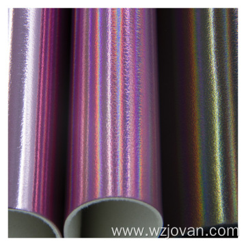 Metallic Luster Pu Material Synthetic Leather Glitter